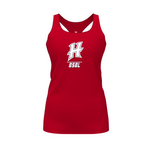 [FT0TRBRD-FYS-LOGO1] Decker Racerback Tank Top (Female Youth S, Red, Logo 1)