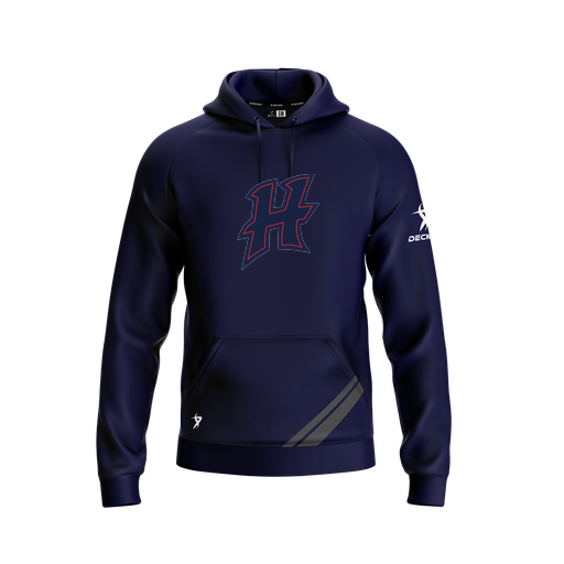 [FOLHSMNV-YXS-LOGO2] Decker Summit Hoodie (Youth XS, Navy, Logo 2)