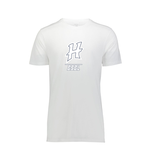 [FTSCUBWH-AS-LOGO1] Decker Men's Tri-Blend T-Shirt - Short Sleeve (Adult S, White, Logo 1)