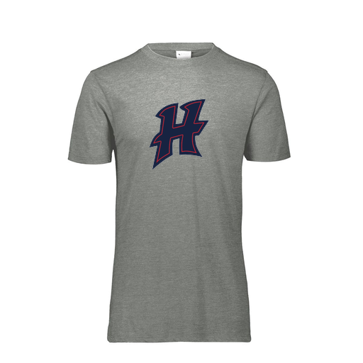 [FTSCUBGY-AS-LOGO2] Decker Men's Tri-Blend T-Shirt - Short Sleeve (Adult S, Gray, Logo 2)