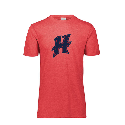 [FTSCUBRD-AS-LOGO2] Decker Men's Tri-Blend T-Shirt - Short Sleeve (Adult S, Red, Logo 2)