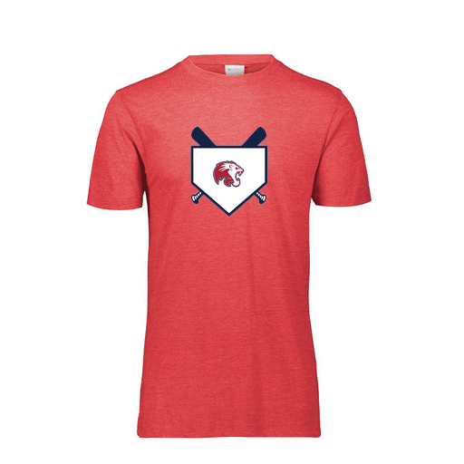 [FTSCUBRD-AS-LOGO3] Decker Men's Tri-Blend T-Shirt - Short Sleeve (Adult S, Red, Logo 3)