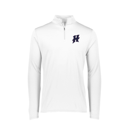 [FTLQFLWH-FAXS-LOGO2] Decker Women's Flex-Lite 1/4 Zip Shirt (Female Adult XS, White, Logo 2)