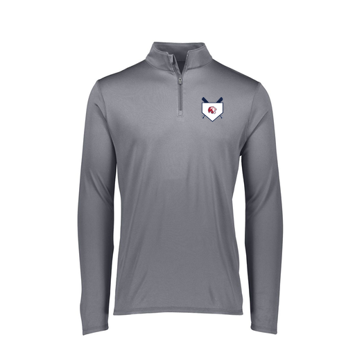 [FTLQFLGY-FAXS-LOGO3] Decker Women's Flex-Lite 1/4 Zip Shirt (Female Adult XS, Gray, Logo 3)