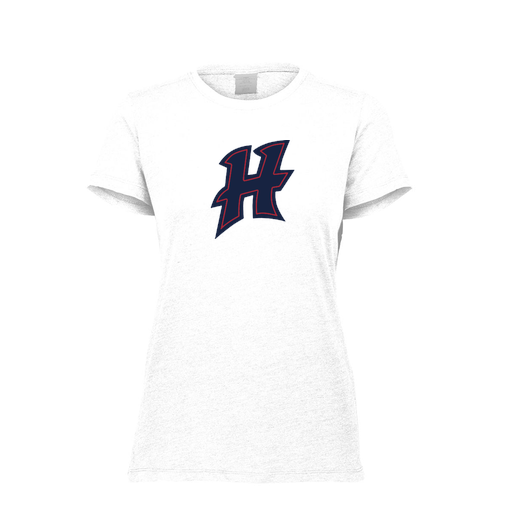 [FTSCUBWH-FAXS-LOGO2] Decker Women's Tri-Blend T-Shirt - Short Sleeve (Female Adult XS, White, Logo 2)