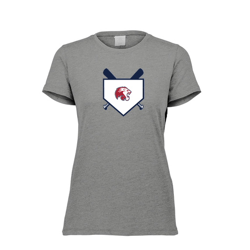 [FTSCUBGY-FAXS-LOGO3] Decker Women's Tri-Blend T-Shirt - Short Sleeve (Female Adult XS, Gray, Logo 3)