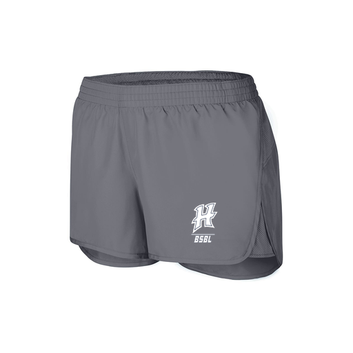 [2430.059.XS-LOGO1] Women's Performance Shorts (Female Adult XS, grey, Logo 1)