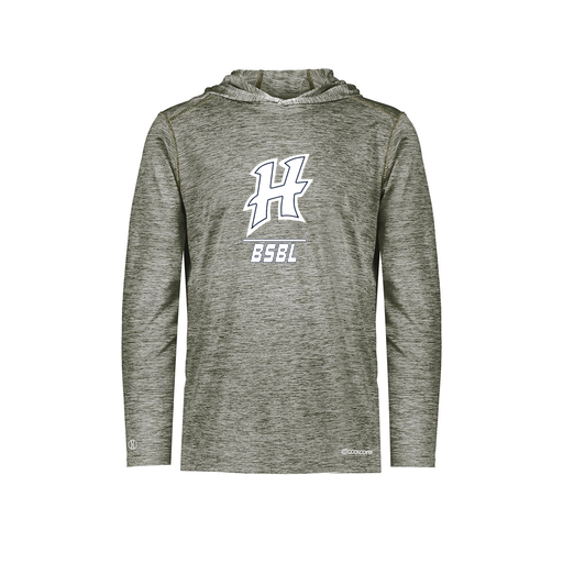 [FOLHCGGY-AS-LOGO1] Decker Men's Charge Hoodie (Adult S, Gray, Logo 1)