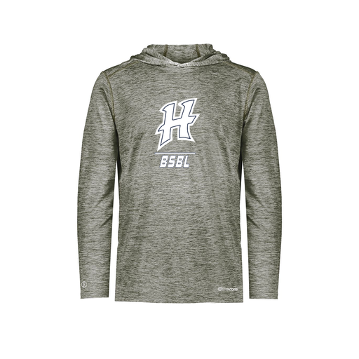 [FOLHCGGY-YS-LOGO1] Decker Youth Charge Hoodie (Youth S, Gray, Logo 1)