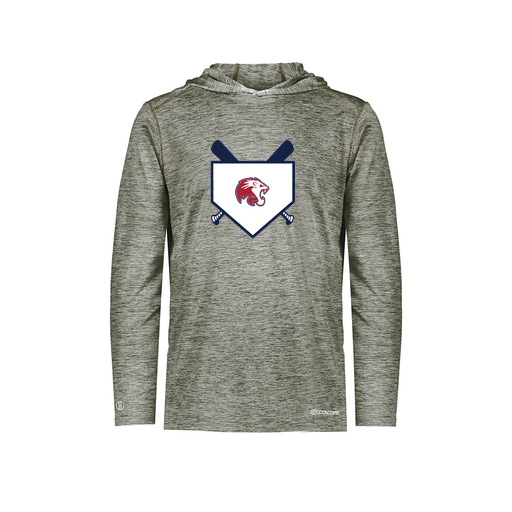 [FOLHCGGY-YS-LOGO3] Decker Youth Charge Hoodie (Youth S, Gray, Logo 3)