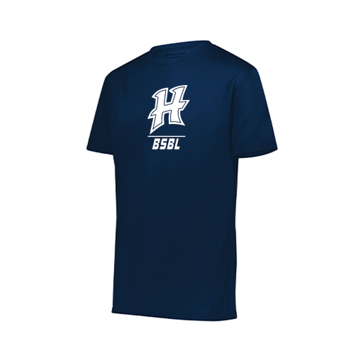 [222818.065.S-LOGO1] Men's Movement Dri Fit Shirt (Adult S, Navy, Logo 1)