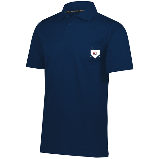 [222568.065.S-LOGO3] Men's Prism Polo (Adult S, Navy, Logo 3)