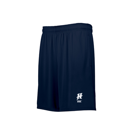 [229511.065.XS-LOGO1] Men's Swift Short (Adult XS, Navy, Logo 1)