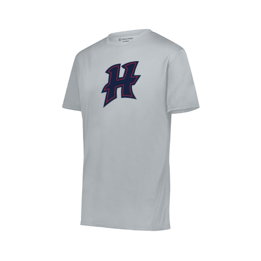 [222819.099.XXS-LOGO2] Youth Movement Dri Fit Shirt (Youth XXS, Silver, Logo 2)